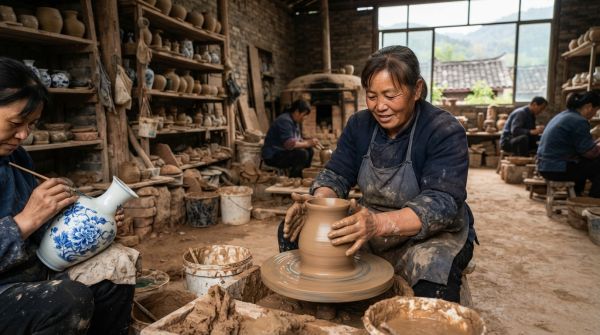 Où suivre des cours de fabrication de poterie en Chine?